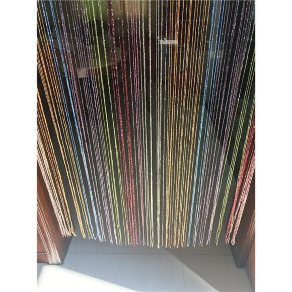 1x2 M Door String Curtain Rare Flat Thread Fringe Panel Room Divider Cute Strip - Picture 4 of 5